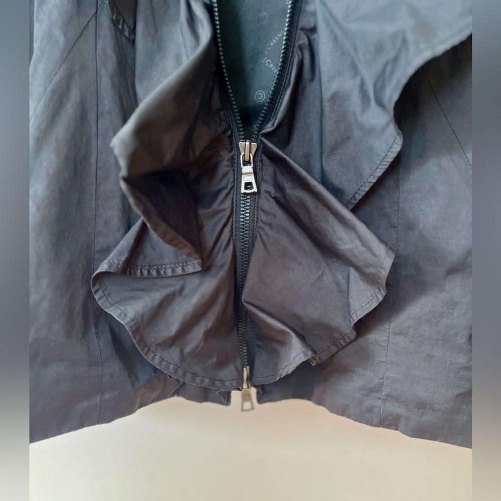 Creenstone Womens Jacket Black Dramatic Ruffle Pi… - image 6